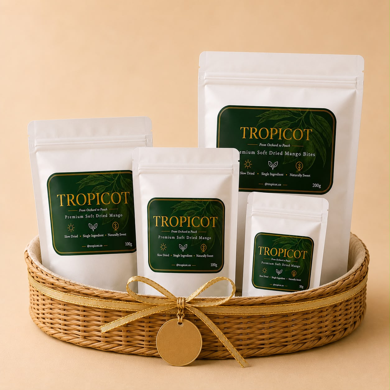 Tropicot Mix and Match Box (50g Bites + 100g Bites + 100g Slices + 200g Bites)